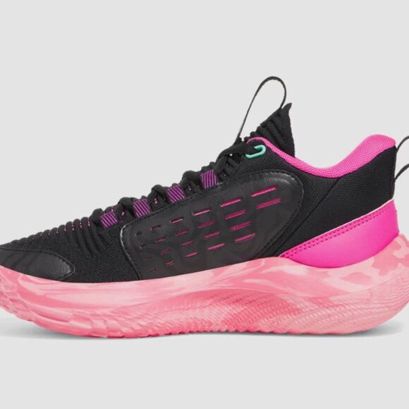 New! Size: 7 Women | Under Armour Flow Breakthru 5 | Black Andromeda Purple - Picture 14 of 16